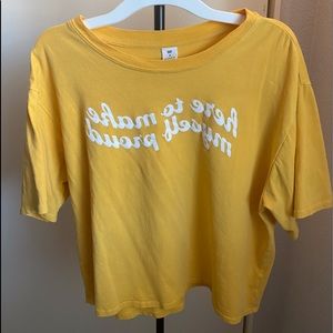 “Here to make myself proud” t-shirt